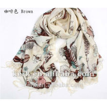 2012 шарфы шерстей печатания шерстей способа, цена штока штока 5 цветов оптовая цена, шерсть 100%